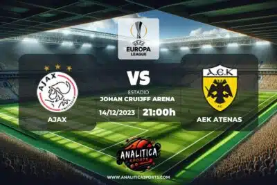 Pronóstico Ajax – AEK Atenas | Europa League (14/12/2023)