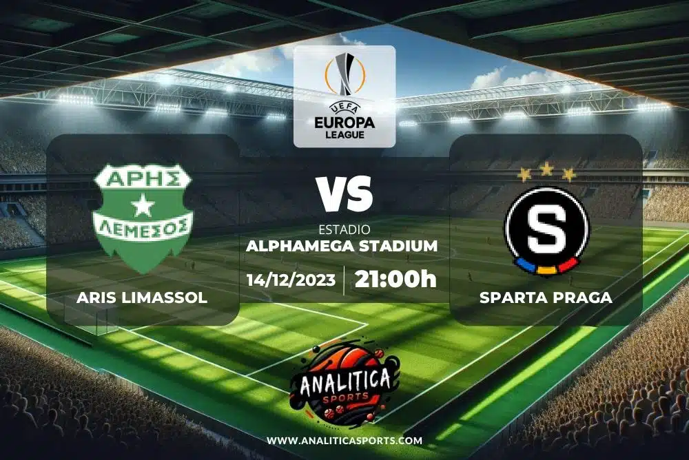 Pronóstico Aris Limassol – Sparta Praga | Europa League (14/12/2023)
