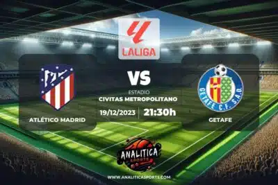 Pronóstico Atlético Madrid – Getafe | LaLiga EA Sports (19/12/2023)