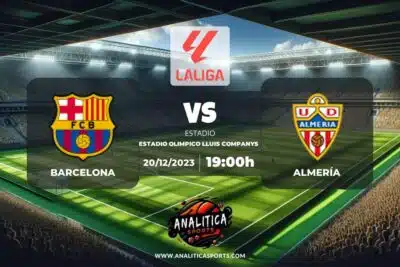 Pronóstico Barcelona – Almería | LaLiga EA Sports (20/12/2023)