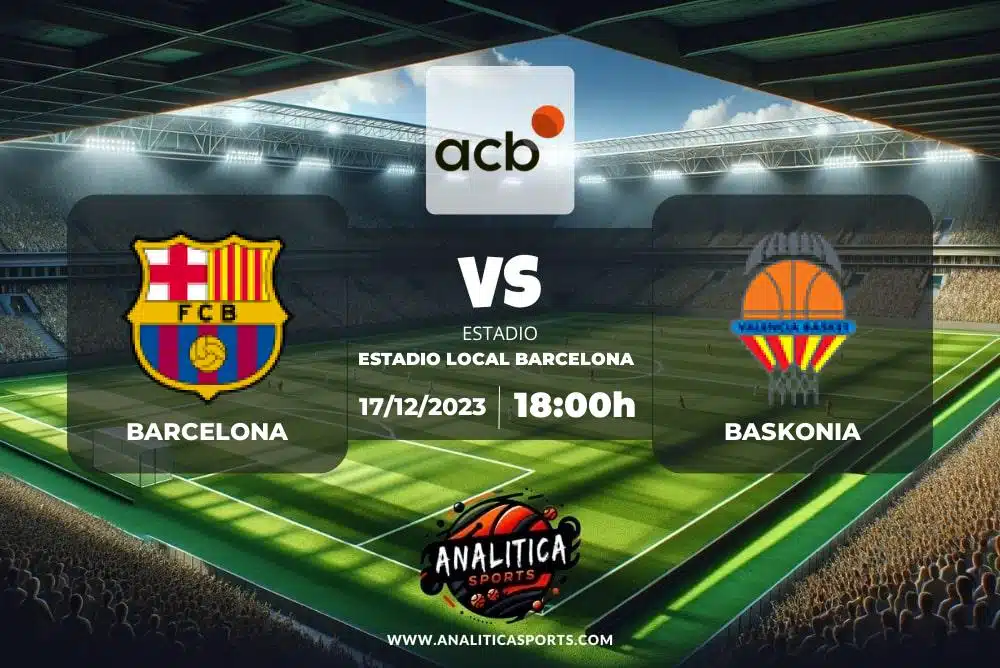 Pronóstico Barcelona – Baskonia | Liga ACB (17/12/2023)