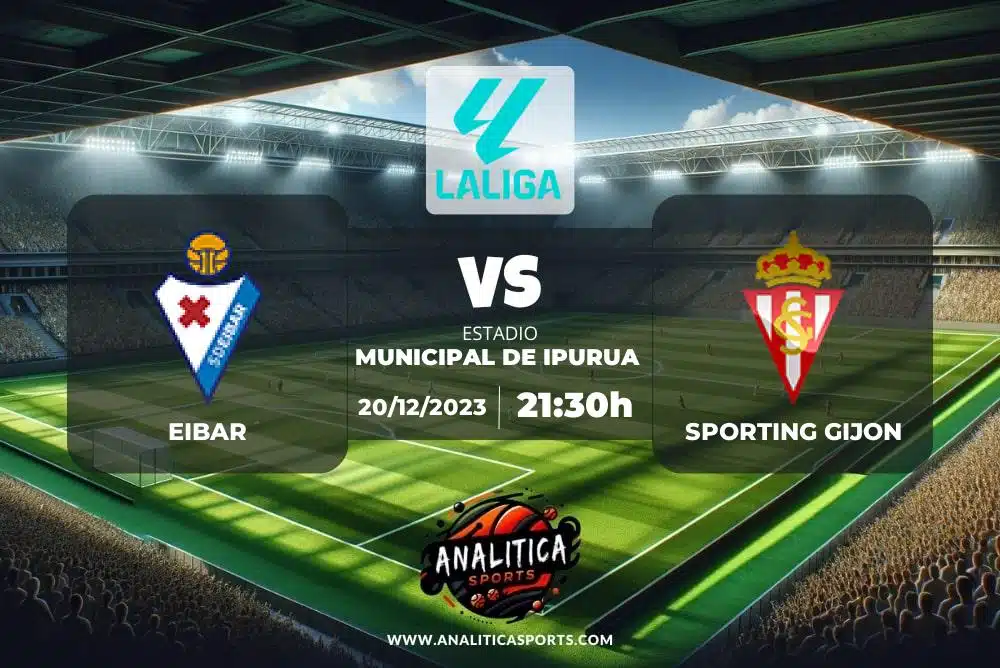 Pronóstico Eibar – Sporting Gijon | LaLiga 2 Hypermotion (20/12/2023)