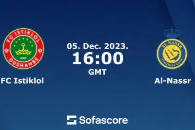 FC Istiklol – Al Nassr 05/12/2023