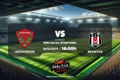 Pronóstico Hatayspor – Besiktas | Superliga Turquía (25/12/2023)