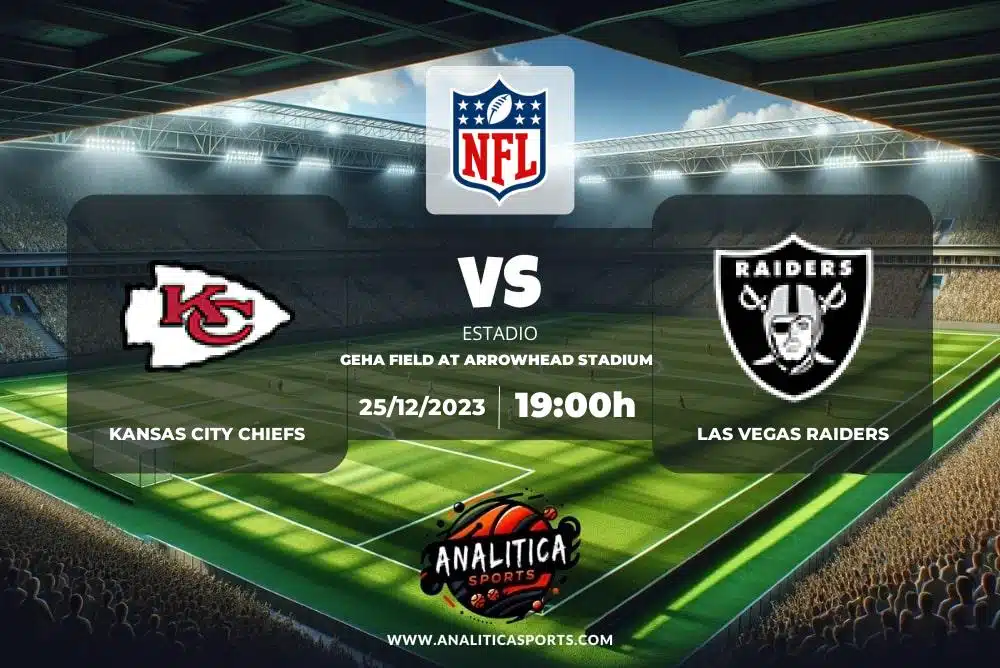 Pronóstico Kansas City Chiefs – Las Vegas Raiders | NFL (25/12/2023)