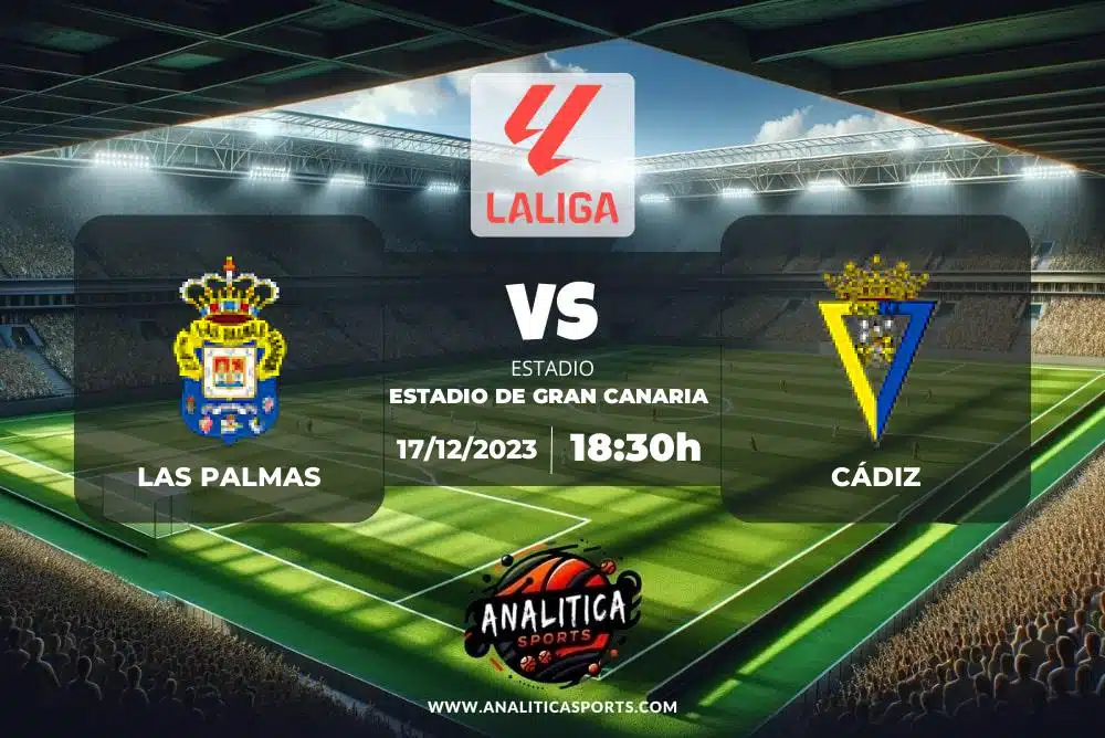 Pronóstico Las Palmas – Cádiz | LaLiga EA Sports (17/12/2023)