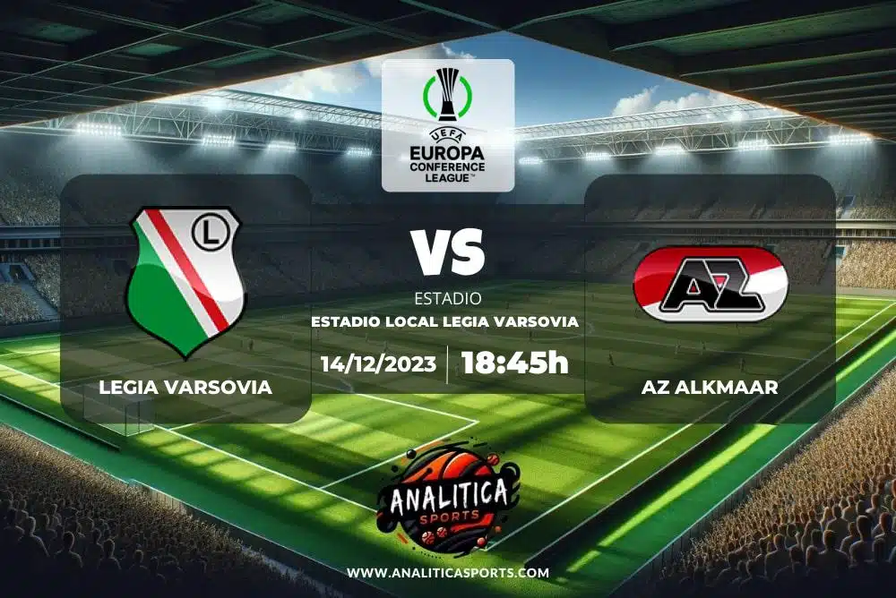 Pronóstico Legia Varsovia – AZ Alkmaar | Conference League (14/12/2023)
