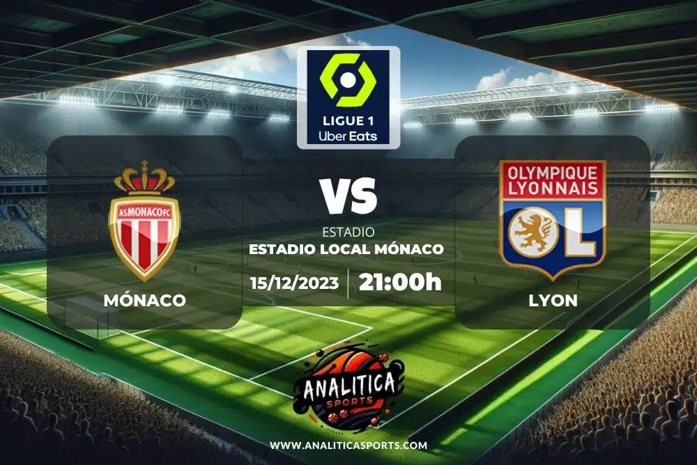 Pronóstico Mónaco – Lyon | Ligue 1 (15/12/2023)