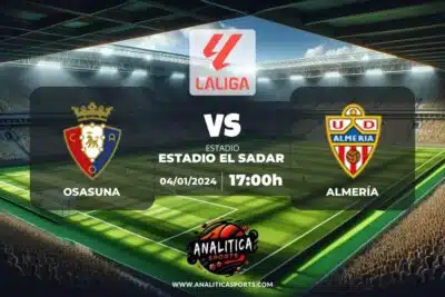 Pronóstico Osasuna – Almería | LaLiga EA Sports (04/01/2024)