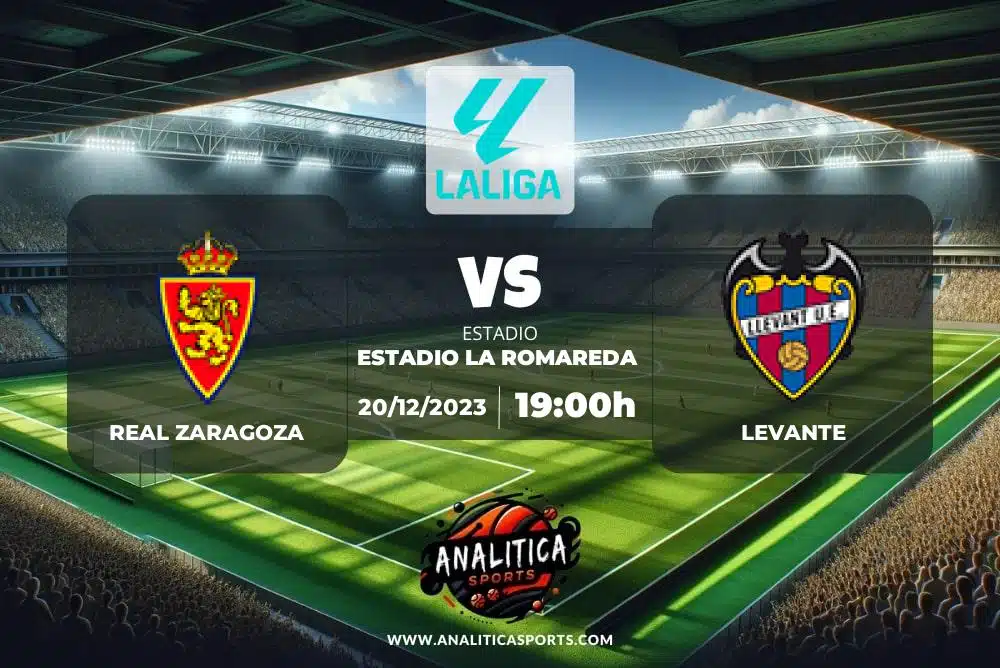 Pronóstico Real Zaragoza – Levante | LaLiga 2 Hypermotion (20/12/2023)