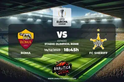 Pronóstico Roma – FC Sheriff | Europa League (14/12/2023)