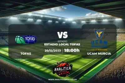Pronóstico Tofas – UCAM Murcia | Champions League (20/12/2023)