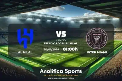 Pronóstico Al Hilal – Inter Miami | Amistoso (30/01/2024)