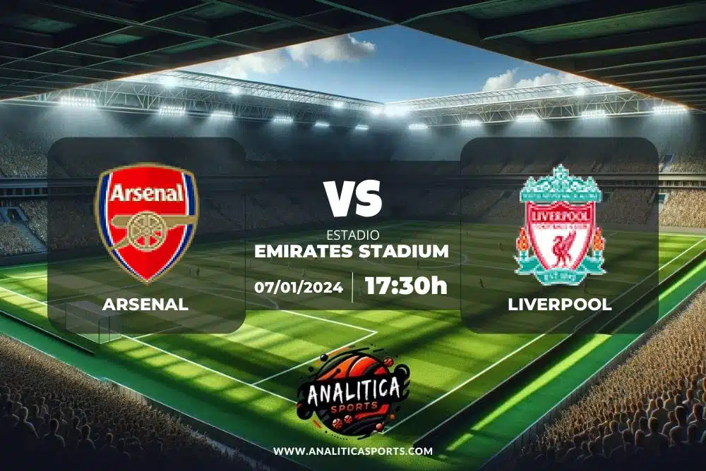 Pronóstico Arsenal – Liverpool | FA Cup (07/01/2024)
