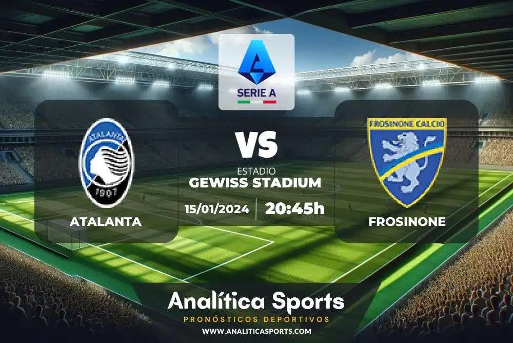 Pronóstico Atalanta – Frosinone | Serie A (15/01/2024)