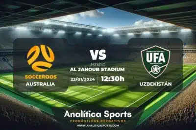Pronóstico Australia – Uzbekistán | Copa Asia (23/01/2024)