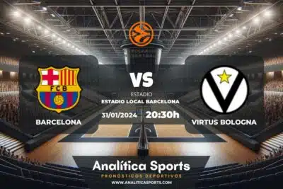 Pronóstico Barcelona – Virtus Bologna | Euroliga (31/01/2024)