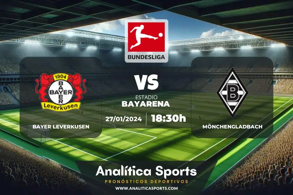 Pronóstico Bayer Leverkusen – Mönchengladbach | Bundesliga (27/01/2024)