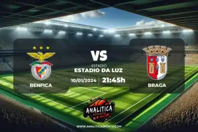 Pronóstico Benfica – Braga | Copa Portugal (10/01/2024)