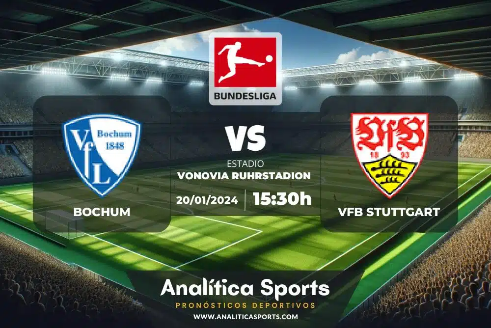 Pronóstico Bochum – VfB Stuttgart | Bundesliga (20/01/2024)