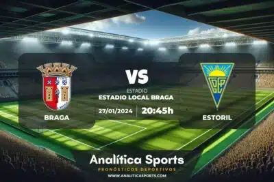 Pronóstico Braga – Estoril | Copa Liga Portugal (27/01/2024)
