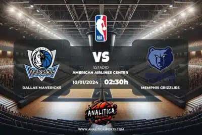Pronóstico Dallas Mavericks – Memphis Grizzlies | NBA (10/01/2024)