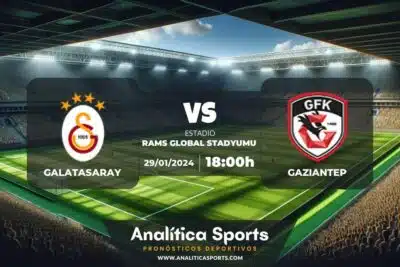 Pronóstico Galatasaray – Gaziantep | Superliga Turquía (29/01/2024)