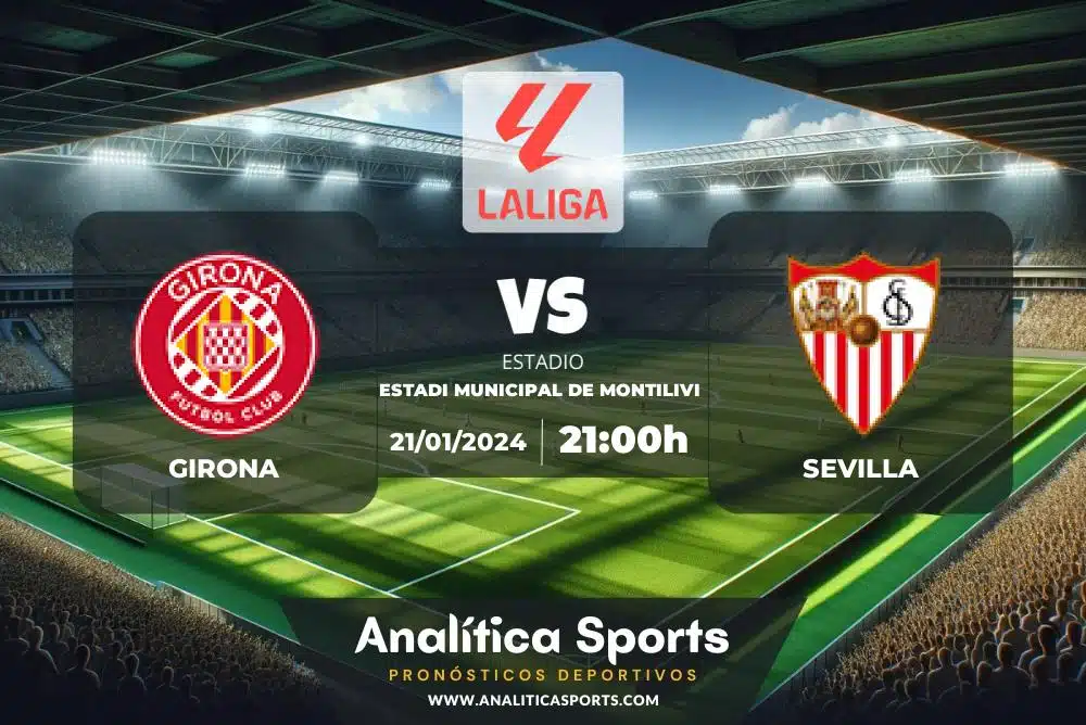Pronóstico Girona – Sevilla | LaLiga EA Sports (21/01/2024)