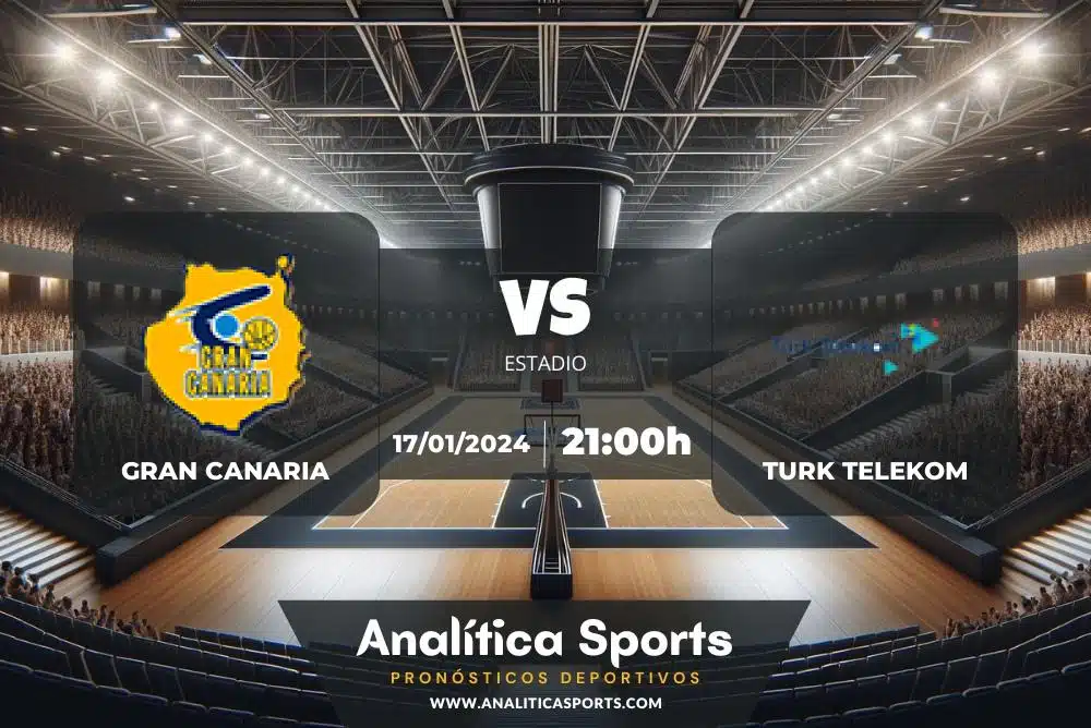 Pronóstico Gran Canaria – Turk Telekom | Eurocup (17/01/2024)