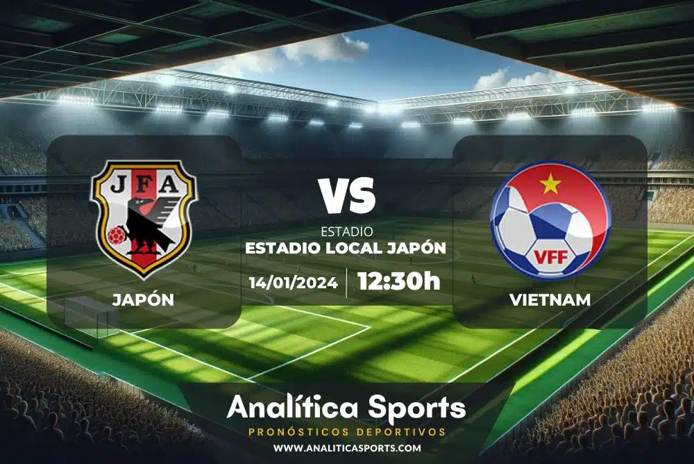 Pronóstico Japón – Vietnam | Copa Asia (14/01/2024)