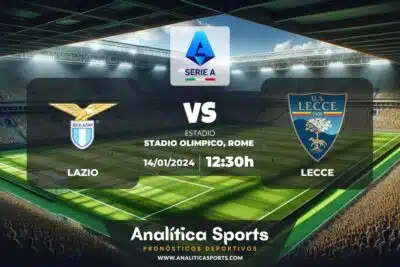 Pronóstico Lazio – Lecce | Serie A (14/01/2024)