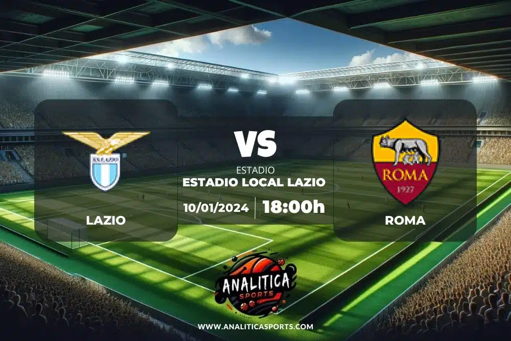 Pronóstico Lazio – Roma | Copa Italia (10/01/2024)
