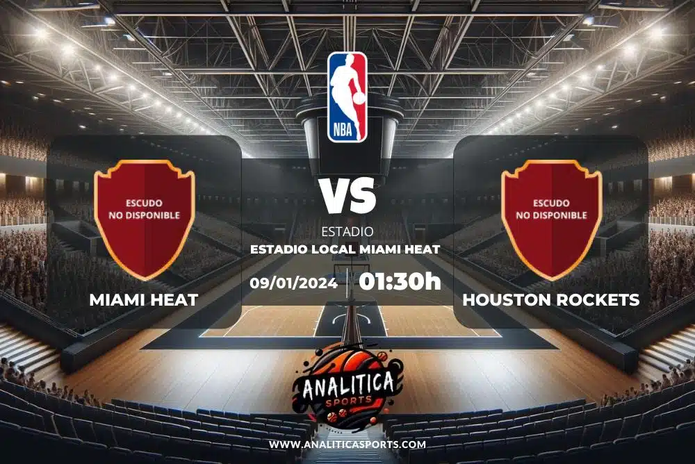 Pronóstico Miami Heat – Houston Rockets | NBA (09/01/2024)