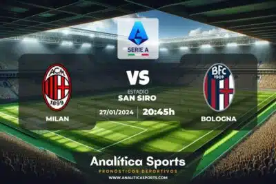 Pronóstico Milan – Bologna | Serie A (27/01/2024)