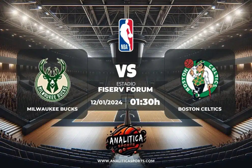 Pronóstico Milwaukee Bucks – Boston Celtics | NBA (12/01/2024)