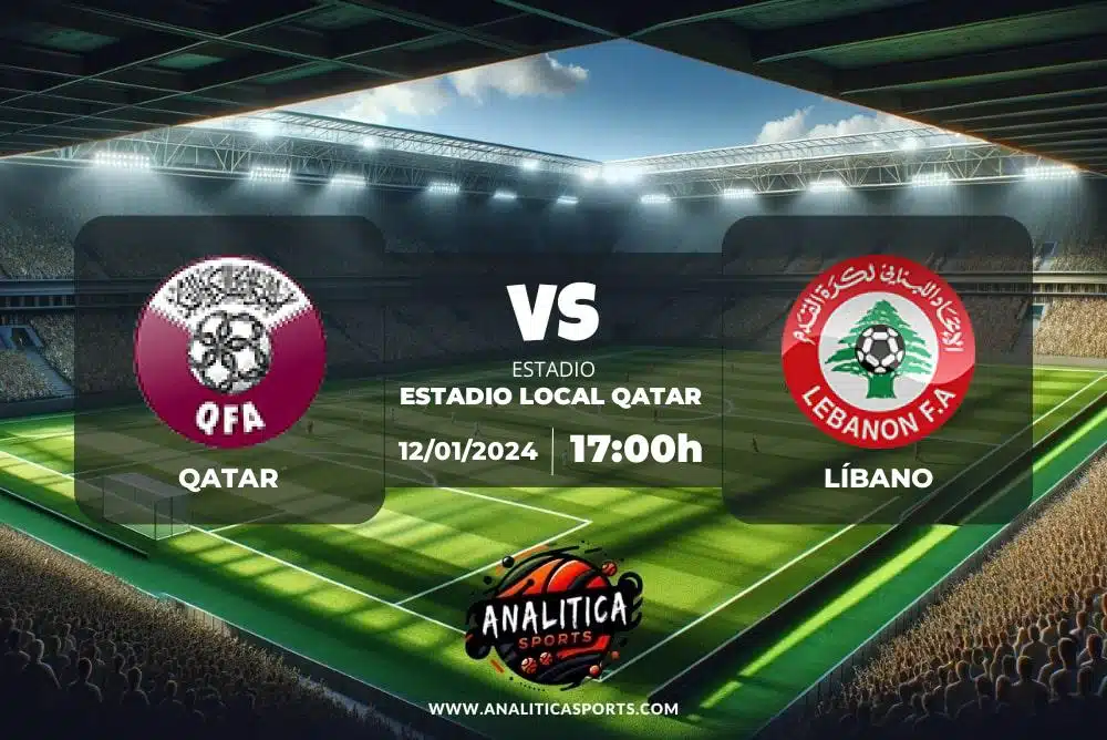 Pronóstico Qatar – Líbano | Copa Asia (12/01/2024)