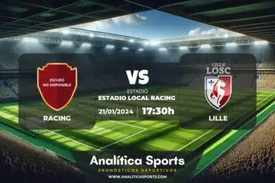 Pronóstico Racing – Lille | Copa de Francia (21/01/2024)