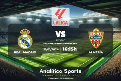 Pronóstico Real Madrid – Almería | LaLiga EA Sports (21/01/2024)