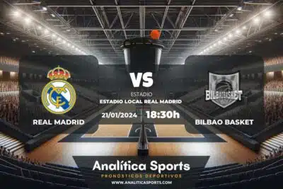 Pronóstico Real Madrid – Bilbao Basket | Liga Endesa (21/01/2024)