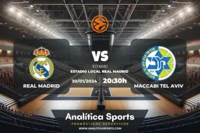 Pronóstico Real Madrid – Maccabi Tel Aviv | Euroliga (30/01/2024)