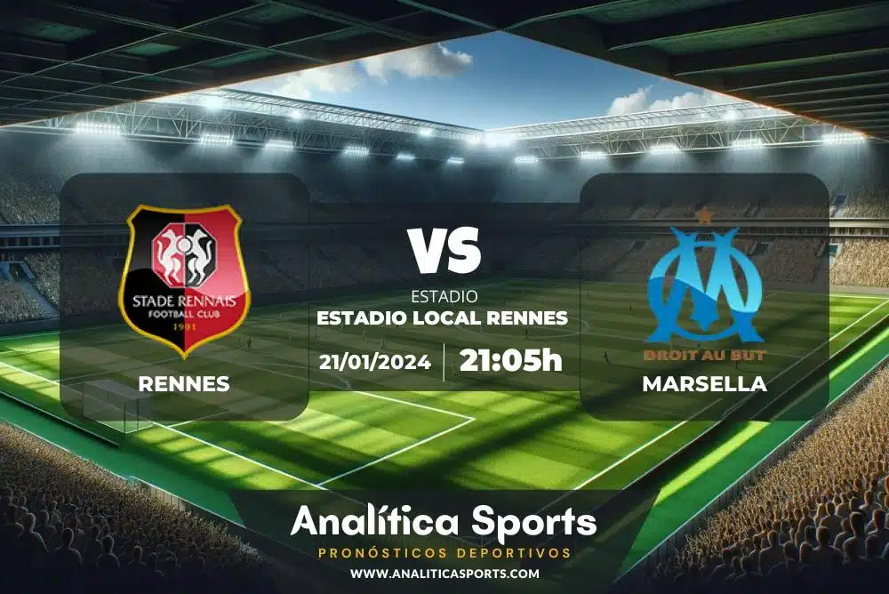 Pronóstico Rennes – Marsella | Copa de Francia (21/01/2024)