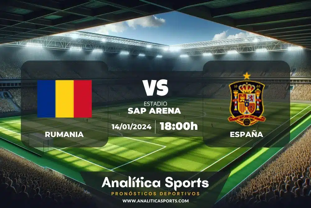Pronóstico Rumania – España | Campeonato Europeo (14/01/2024)
