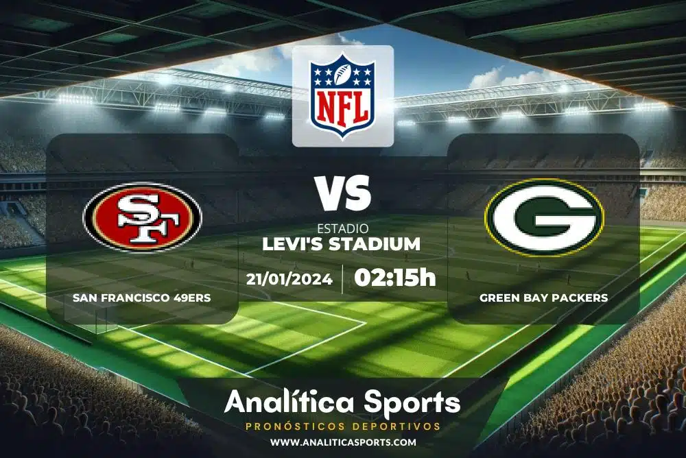 Pronóstico San Francisco 49ers – Green Bay Packers | NFL (21/01/2024)