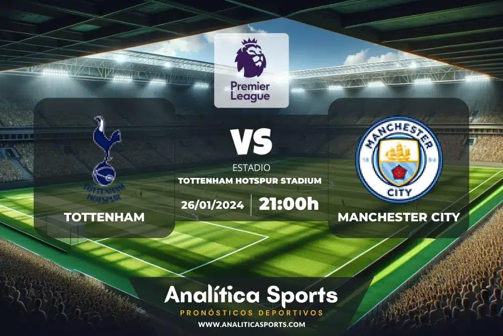 Pronóstico Tottenham – Manchester City | FA Cup (26/01/2024)