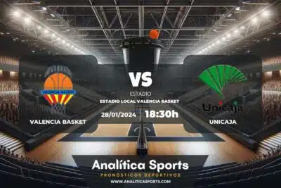 Pronóstico Valencia Basket – Unicaja | Liga Endesa (28/01/2024)