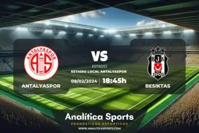 Pronóstico Antalyaspor – Besiktas | Copa Turquía (08/02/2024)