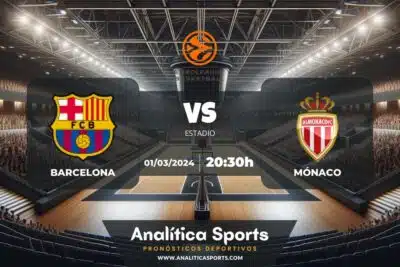 Pronóstico Barcelona – Mónaco | Euroliga (01/03/2024)