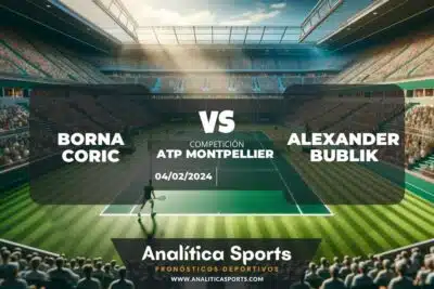 Pronóstico Borna Coric – Alexander Bublik | ATP Montpellier (04/02/2024)