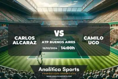 Pronóstico Carlos Alcaraz – Camilo Ugo Carabelli | ATP Buenos Aires (15/02/2024)