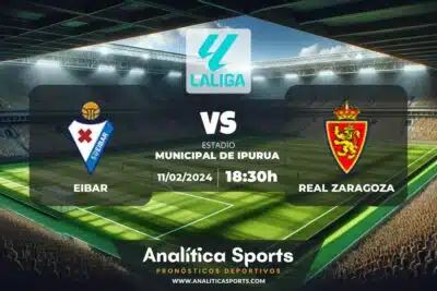 Pronóstico Eibar – Real Zaragoza | LaLiga 2 Hypermotion (11/02/2024)